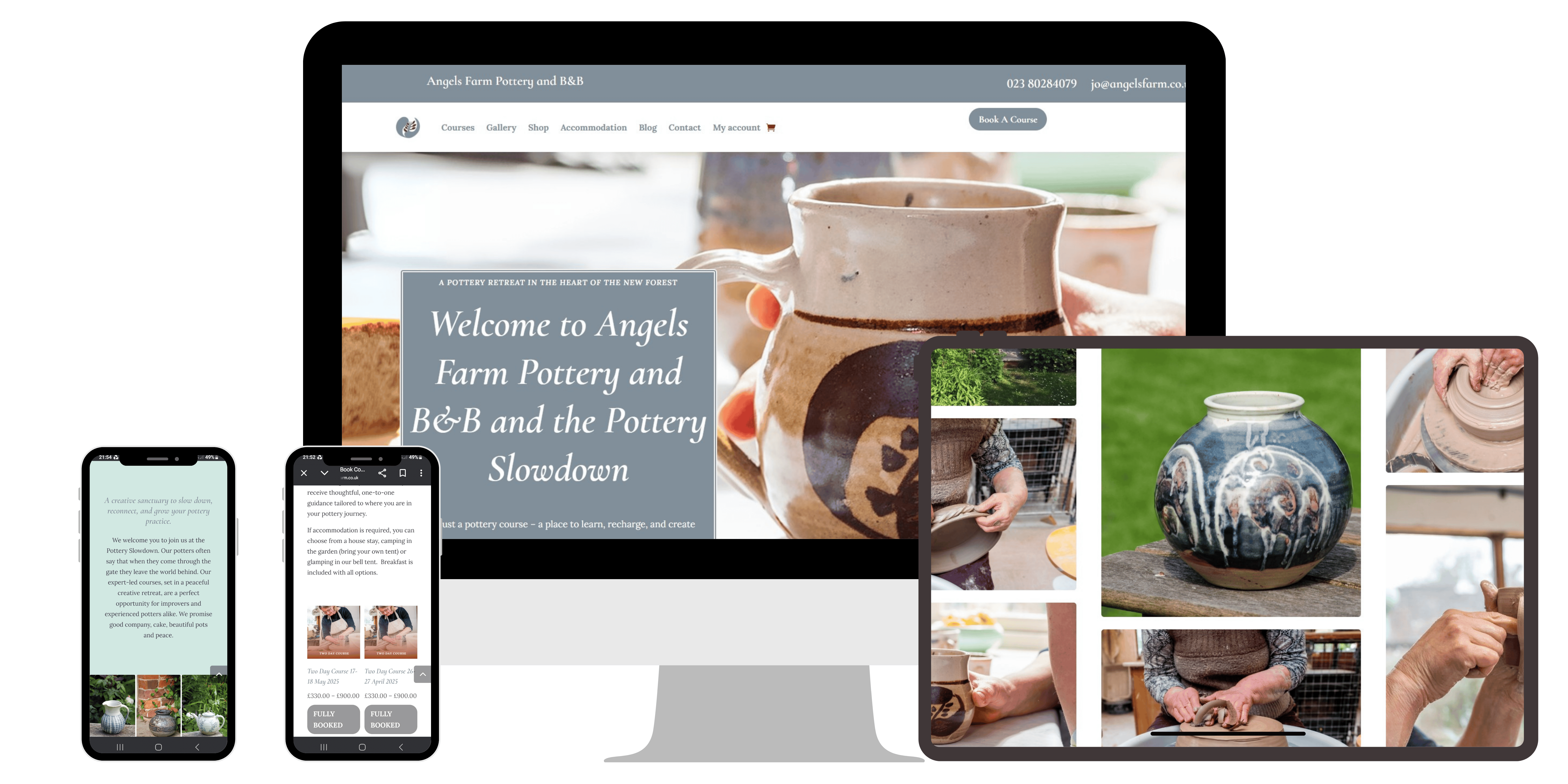 Responsive website design by Hampshire website agency
