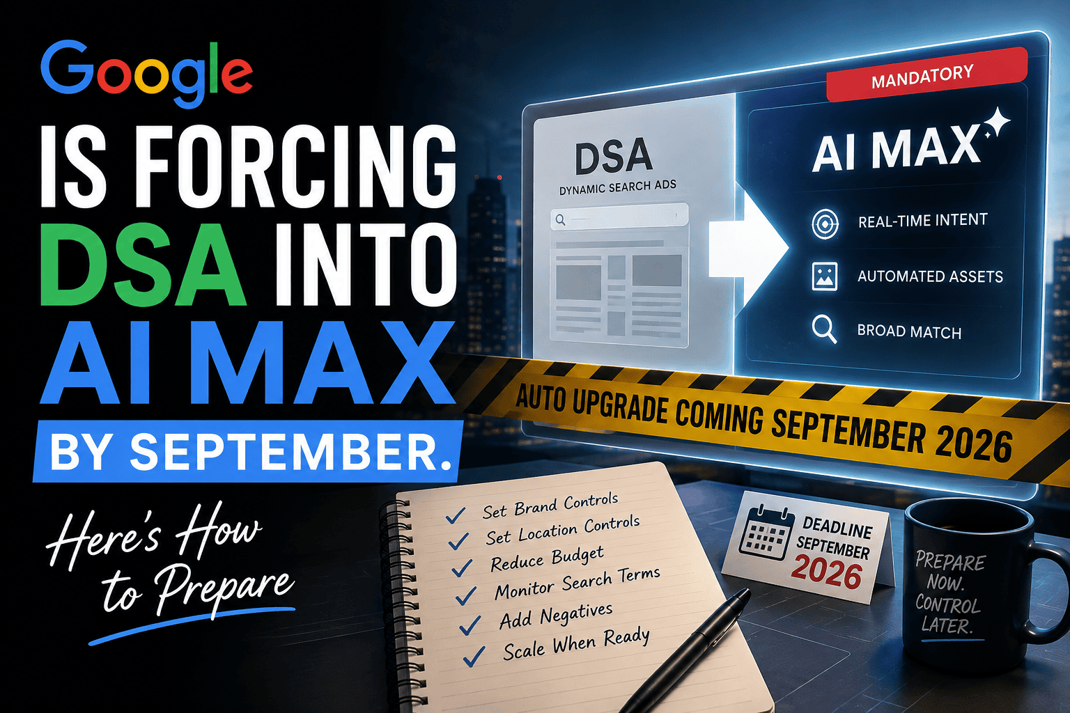 Google Ads DSA Upgrade To AI Max