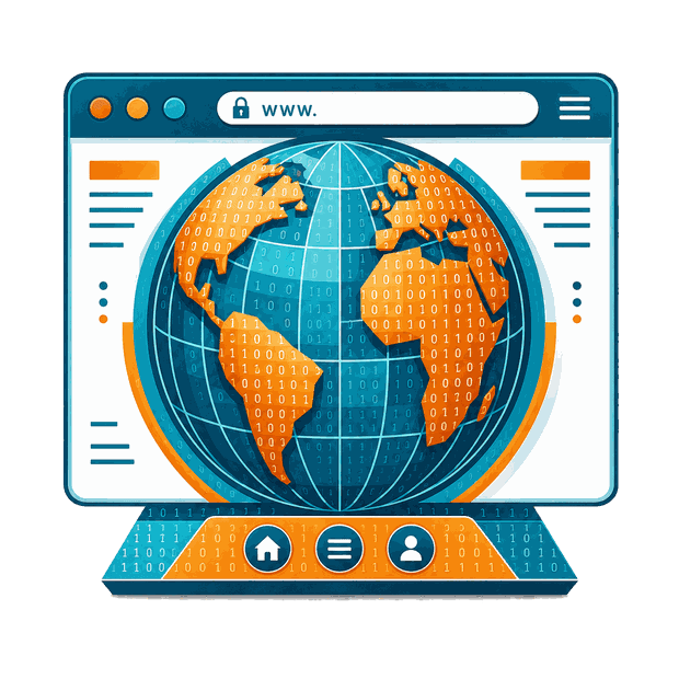 First-party website illustration
